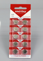 Батарейка Smartbuy AG8 LR55 LR1120 1шт