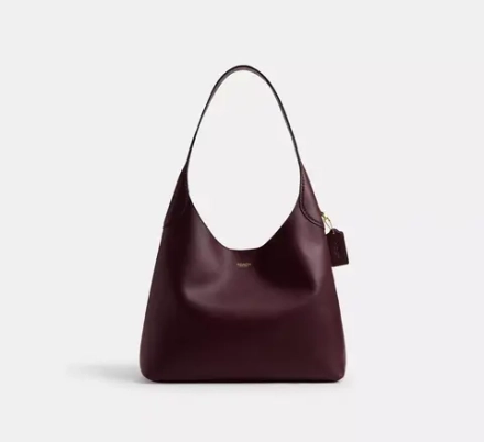 COACH СУМКА ЧЕРЕЗ ПЛЕЧО BROOKLYN 34, БОРДОВЫЙ