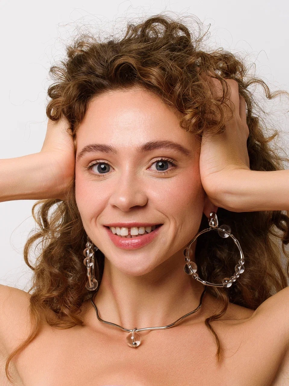 Обруч "Bubble 16" Silver