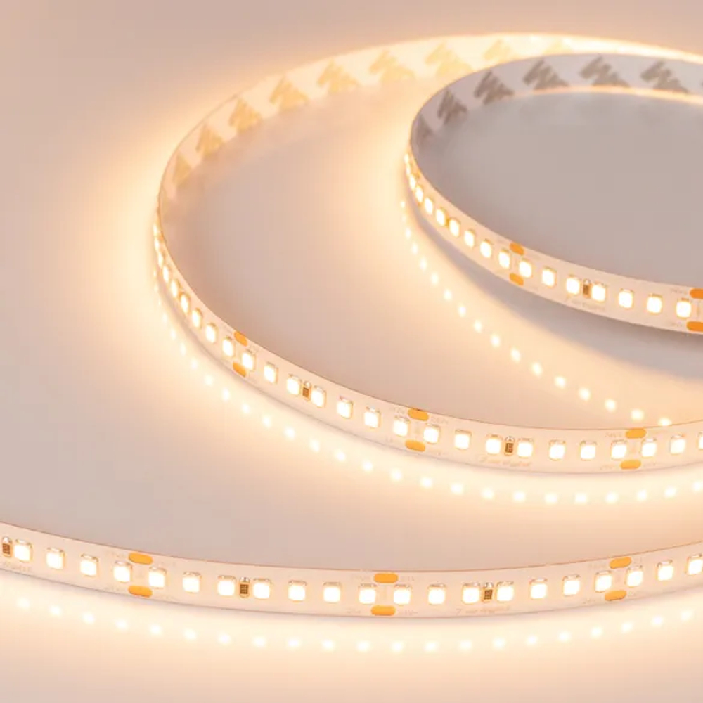 Светодиодная лента RT-A168-10mm 24V Warm2700 (17 W/m, IP20, 2835, 5m) (Arlight, Открытый) 019095(2)