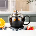 Чайник заварочный 0,8л стеклянный с металлическим ситом, MY-1948