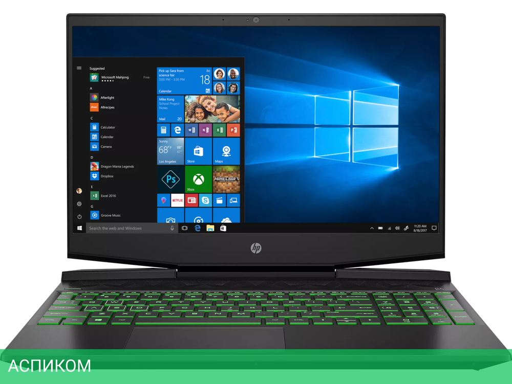 Ноутбук HP Pavilion Gaming 15-dk1042ur 22N32EA