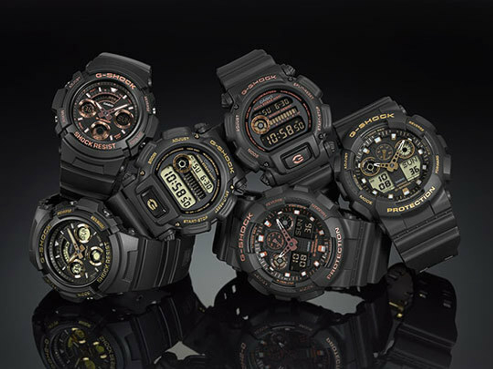 Японские наручные часы Casio G-SHOCK GA-100GBX-1A4 с хронографом