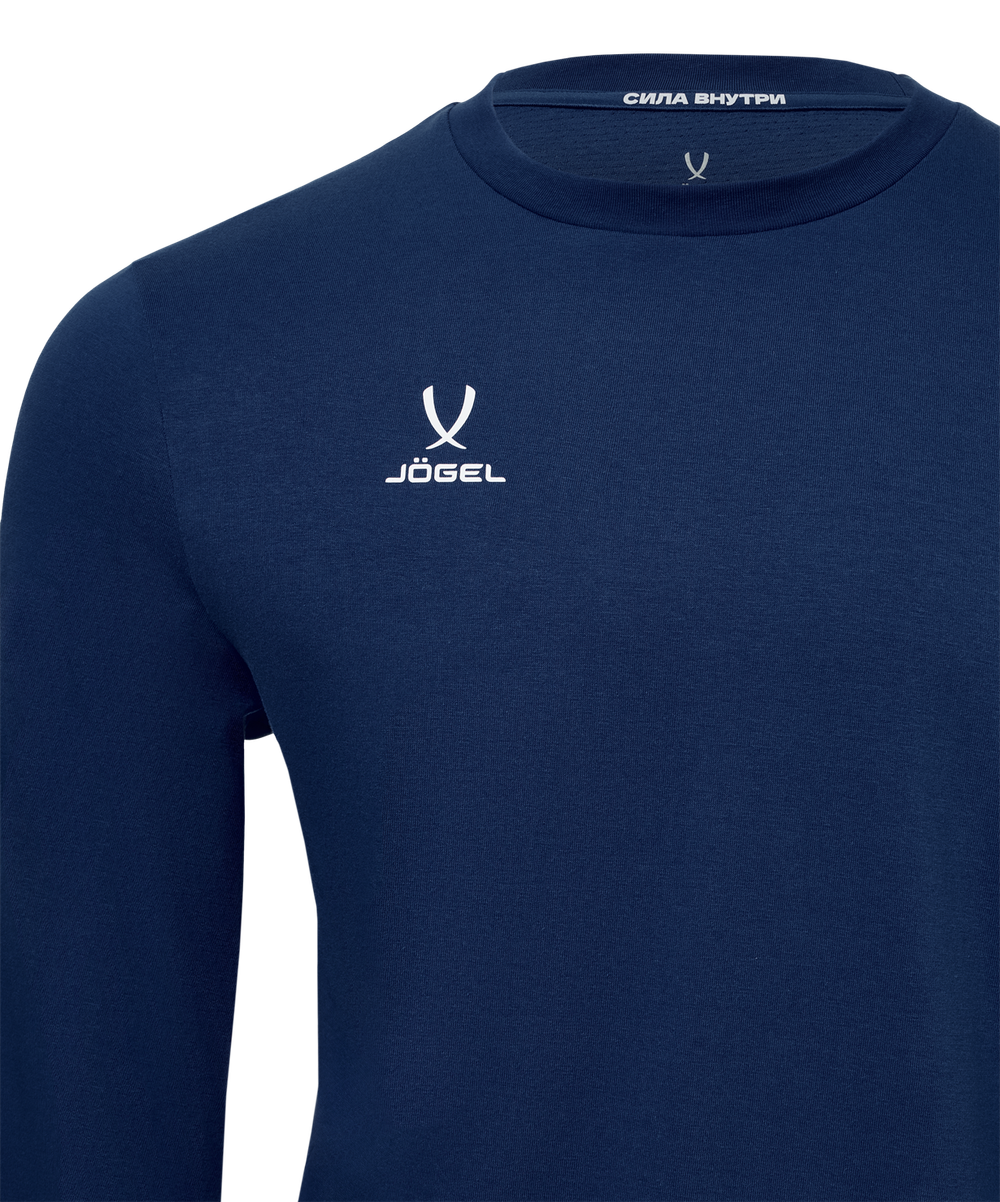 Лонгслив тренировочный JÖGEL DIVISION PerFormDRY Training CVC LS Z4, темно-синий