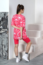 [m]Комплект женский шорты+футболка КЖ-097