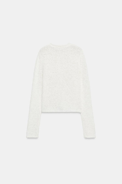 ZARA КАРДИГАН КРУПНОЙ ВЯЗКИ, ЭКРЮ