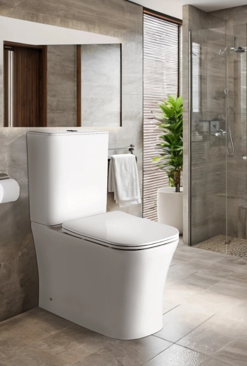 Унитаз MARMOLADA напольный безободковый Ceruttispa CT7777 (620х365х820)