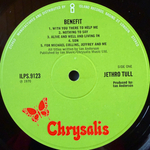 Jethro Tull – Benefit (Англия 1970г.) Т