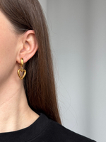 Клипсы с сердечками Sonia Rykiel