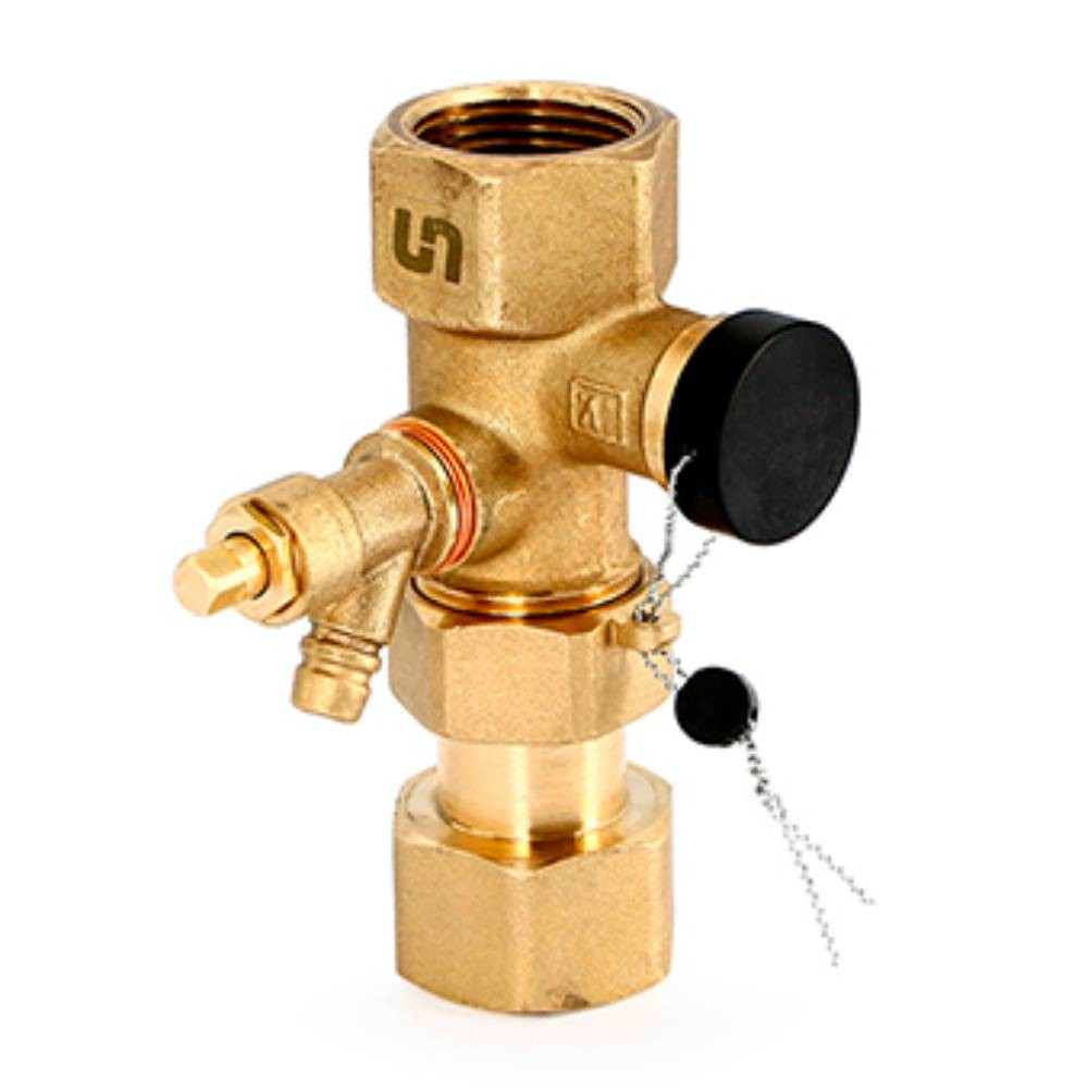 Вентиль Uni-Fitt отсечной В 3/4" пломбируемый для расширительных баков