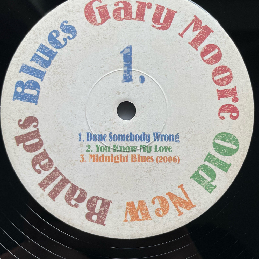 Винтажная виниловая пластинка LP Gary Moore Old New Ballads Blues (Англия 2012)
