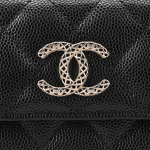 Картхолдеры и кошельки CHANEL 23P Logo, AP3187-B10218-94305