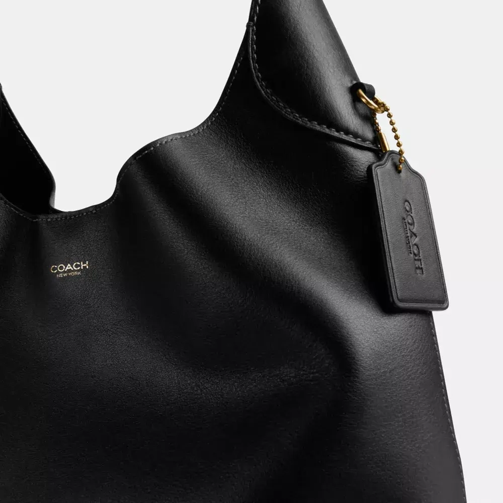 COACH СУМКА ЧЕРЕЗ ПЛЕЧО BROOKLYN 34, ЧЕРНЫЙ