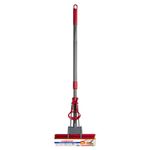 Швабра самоотжимная, роликовый двойной отжим, насадка PVA 27 см, телескопический черенок 125 см, LAIMA, 603597