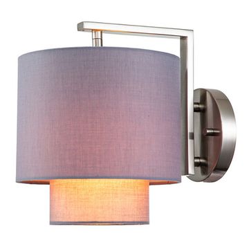 Бра 1*E27 V000355 13020/1W Nickel никель Nebbia Indigo