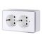 Розетка двойная с заземлением Werkel Gallant белый W5072101 4690389164644