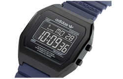 Adidas Originals STREET Wrist Watch Electronic Movement Resin Strap Black Dial Women"s Watch 50m Water Resistant