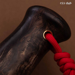 Нож АиР Саамский малый (стаб. к. береза, D2, мокуме, ножны авторские)