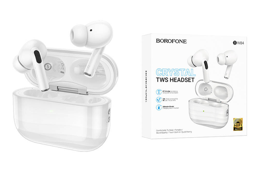 Беспроводные наушники TWS BOROFONE BW84 (белый)