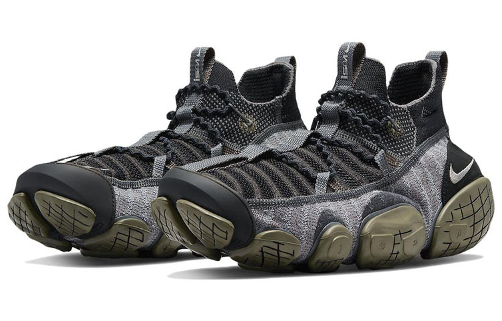 Кроссовки Nike Ispa Link "Black And Medium Olive"