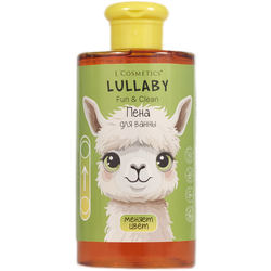 Пена для ванны ЛАМА серии “LULLABY” для детей старше 3-х лет, меняющая цвет, ТМ L'COSMETIC