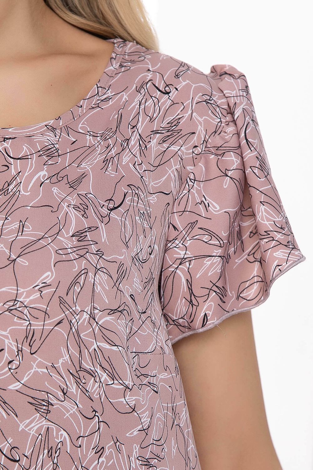 Платье "Ветер перемен" (пыльная роза) П9057 LT Collection