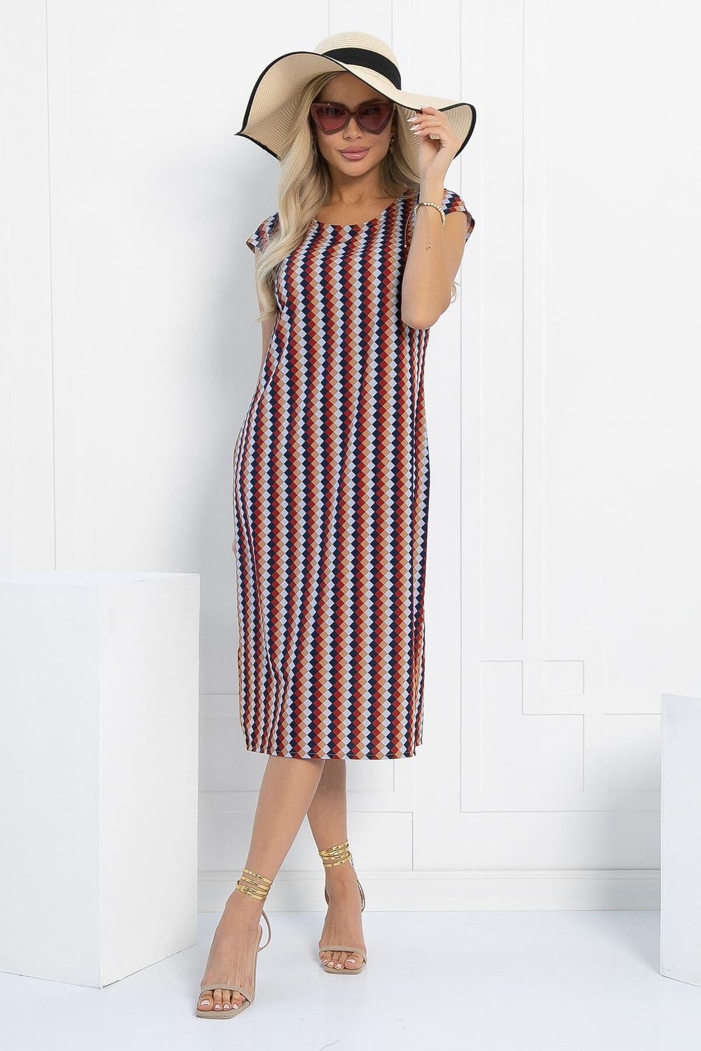 Платье Роксана (мультиколор) П13022-2М LT Collection