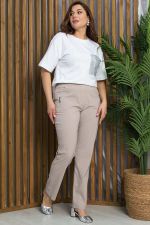 Брюки Бланж (бежевые) Б13391-18М LT Collection