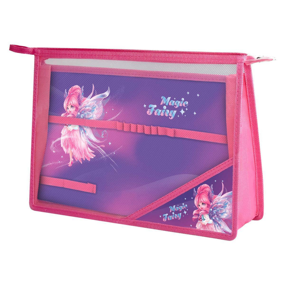 Папка для уроков труда А4 пластиковая 1 отделение "Фея" (Феникс+)