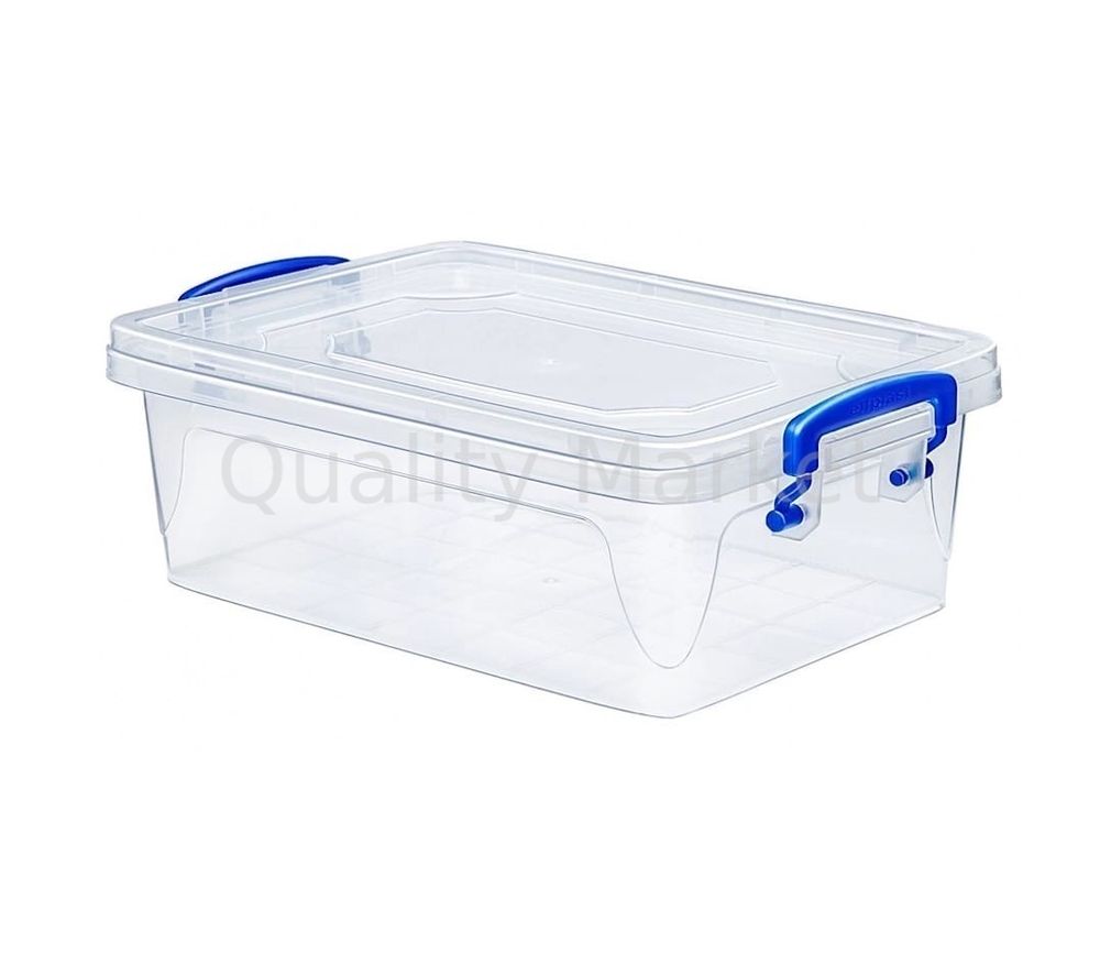 Контейнер с защ.д/хранен &quot;Fresh Box Slim&quot; прям. 6,0л (31х20.5 h10.5см) прозр.(24)
