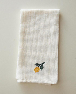 ZARA HOME КУХОННОЕ ПОЛОТЕНЦЕ С ВАФЕЛЬНЫМ УЗОРОМ, ЗЕЛЕНЫЙ