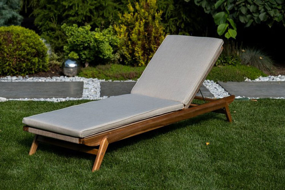 Шезлонг из акации Joygarden КАЛИСТО, бежевый