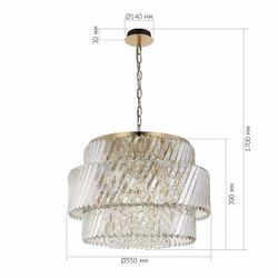 Подвесная люстра ST-Luce RITZ SL6138.303.12
