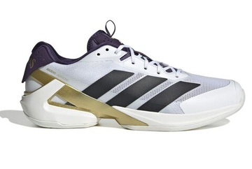 Мужские теннисные кроссовки Adidas Adizero Ubersonic 5 M NM - cloud white/core black/aurora plum