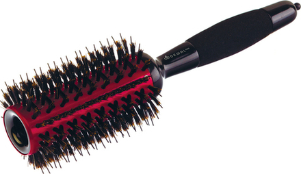 Термобрашинг DEWAL Monster Vent керам. покр. d38/74мм нейл.штиф.+нат.щет. мягк. ручка с хвостом