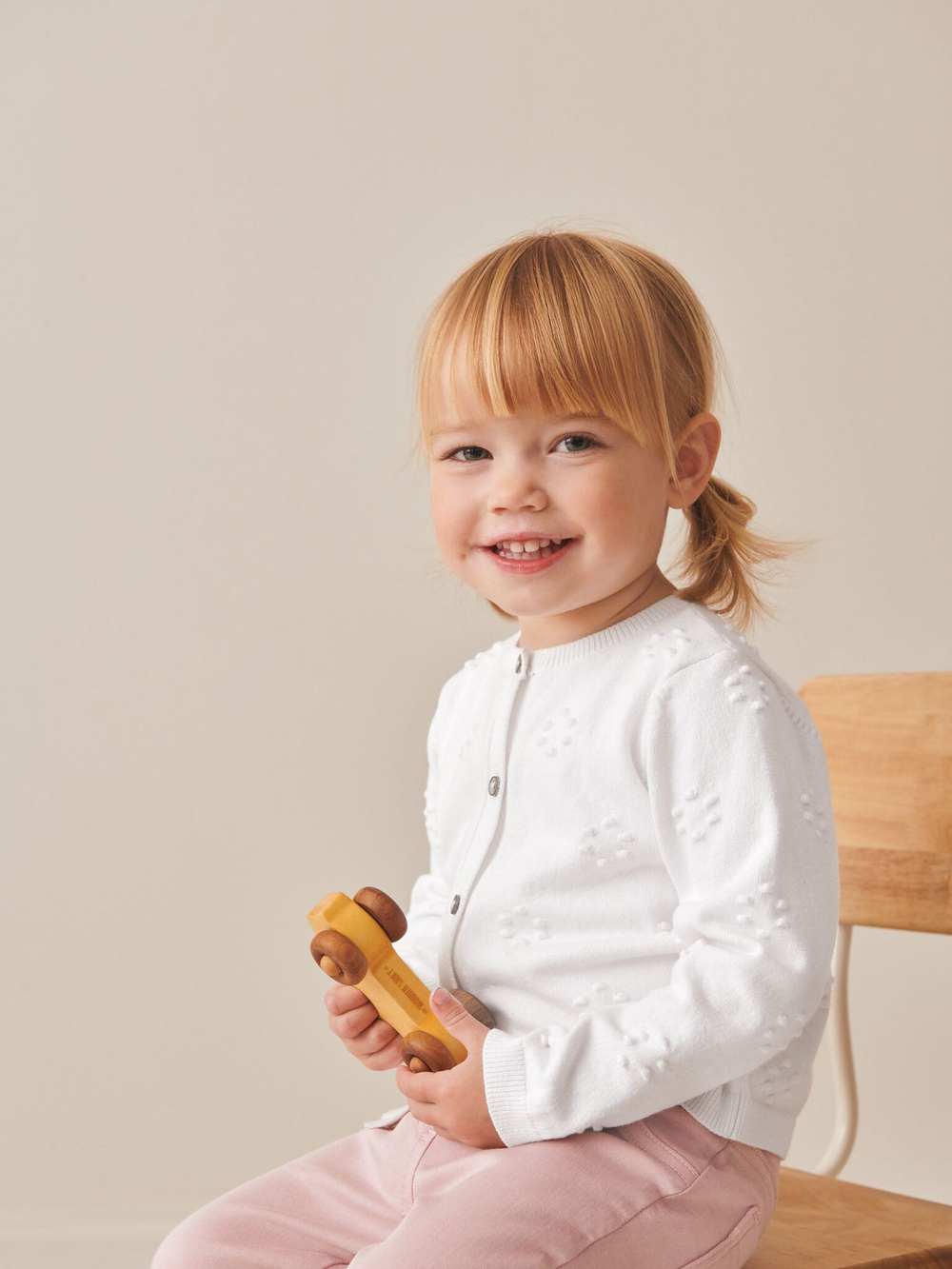 Кардиган для девочки Next N05-826, Белый