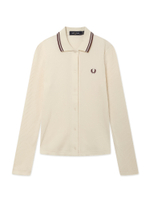 Женская Рубашка Button-through Rib Polo