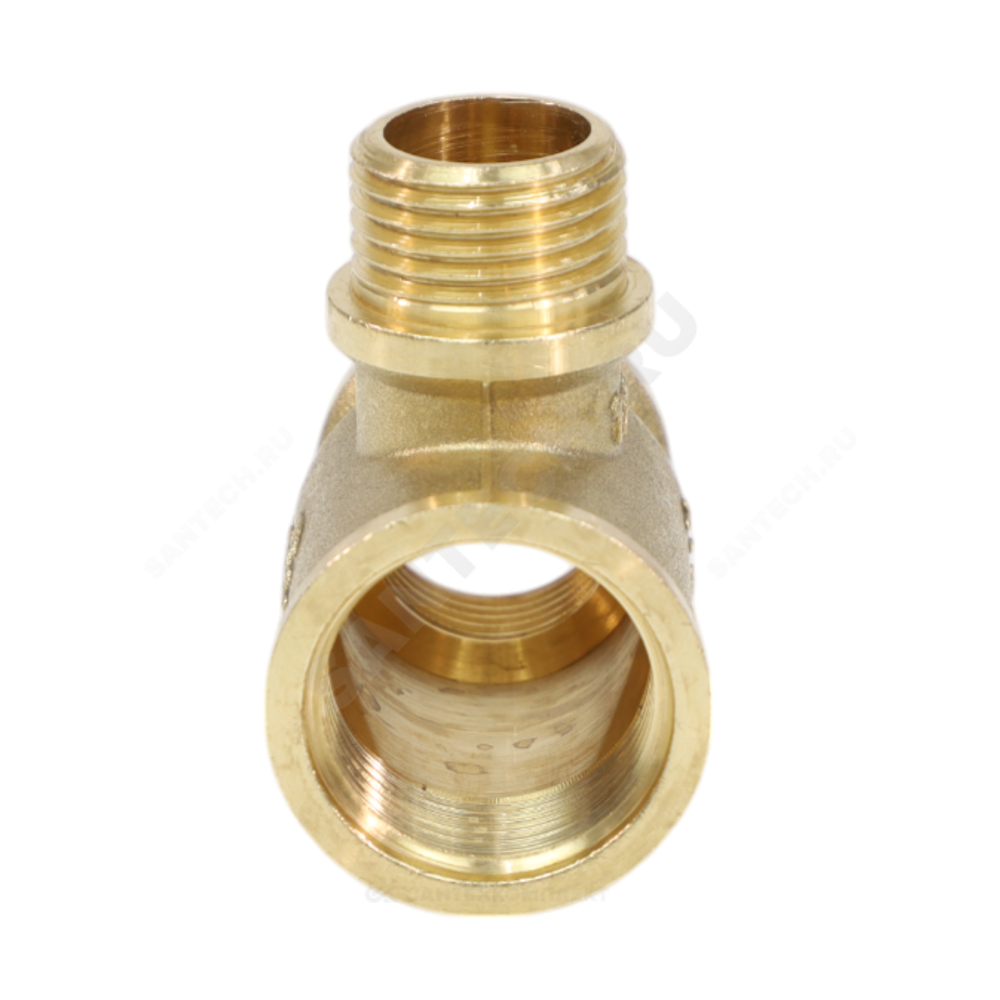 Тройник латунь переходной Ду 20 (3/4") ВР/НР/ВР VALFEX VF.132.L.034