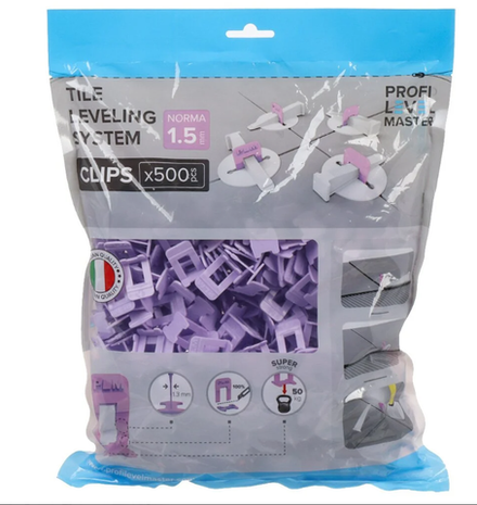 Зажим PLM СВП NORMA (500 шт) 1,5 мм