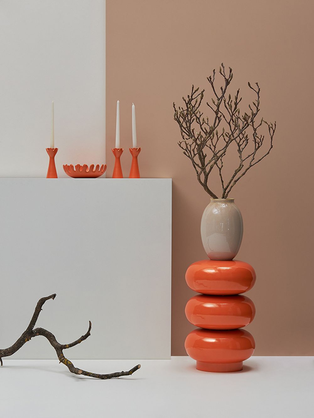 Блюдо Laminaria, Ø22 см, апельсиновая цедра