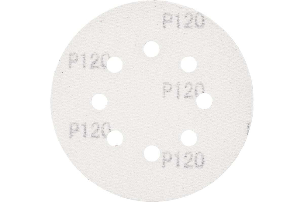 Круг из абразивной бумаги перфорированный 125 мм №120 5 шт. STAYER 3580-125-120