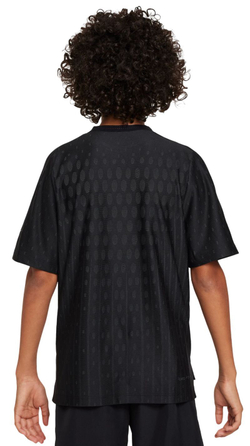 Детская теннисная футболка Nike Kids Dri-Fit Adventage Multi Tech Top - black/dark smoke grey/black