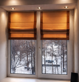 Римские шторы на раму