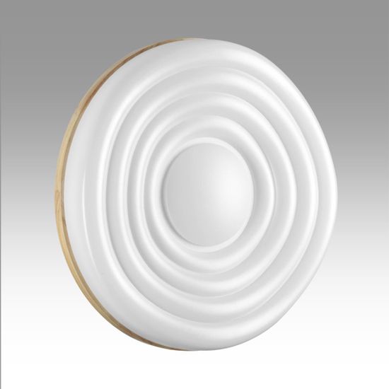 7674/EL PALE SN 202 белый/натуральное дерево LED 70Вт 3000-6000К D470 IP43 пульт ДУ FASS WOOD