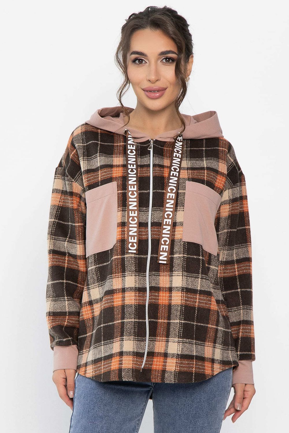 Рубашка Больше чем стиль НЬЮ (коричневая) Б13907-50М LT Collection