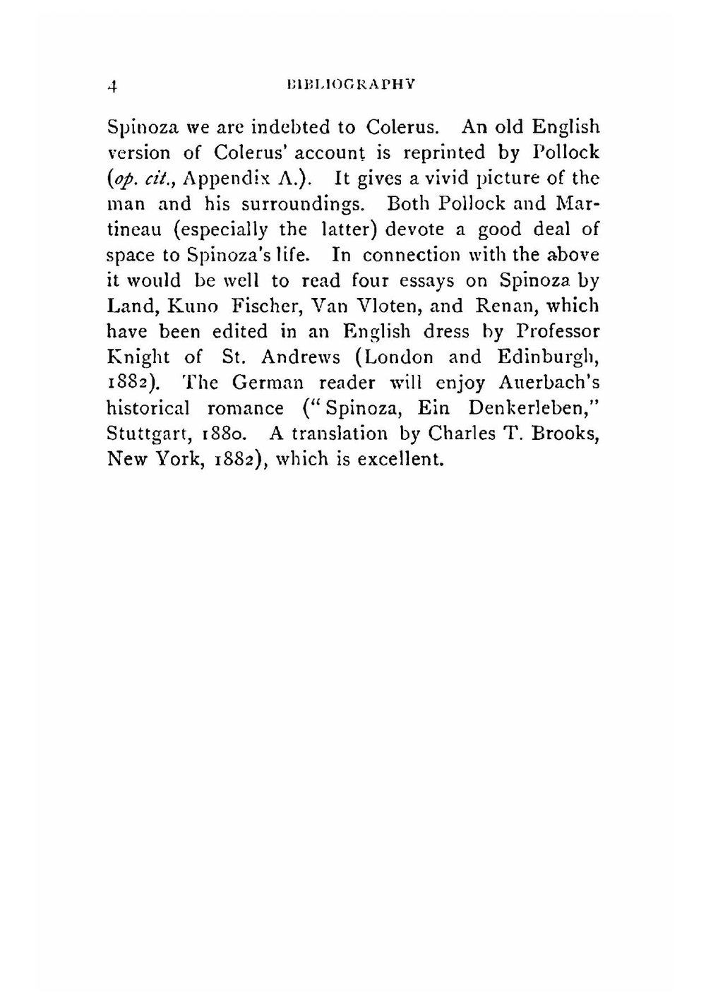 The philosophy of Spinoza | Benedictus de Spinoza; George Stuart Fullerton