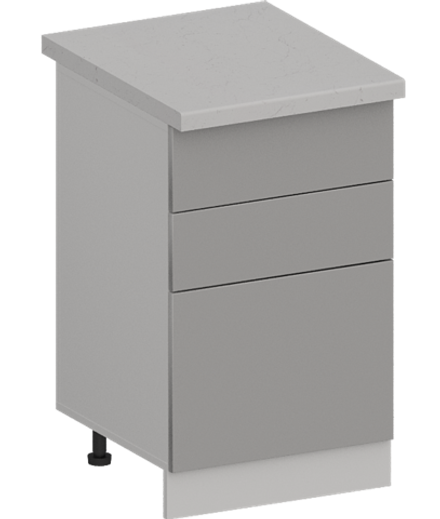 Кухня Модуль ШН3Я 500 Графит / Лайт Грей