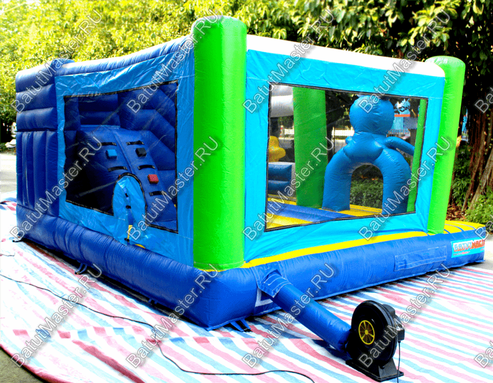 Коммерческий надувной батут "Осьминог 2", размер 5*4*2,5 м