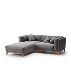 3-х местный нераскладной диван с кушеткой Case 913/902