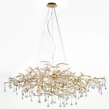 Подвесная люстра 12*G9 10067/1250 GD золото Bijout LOFT IT